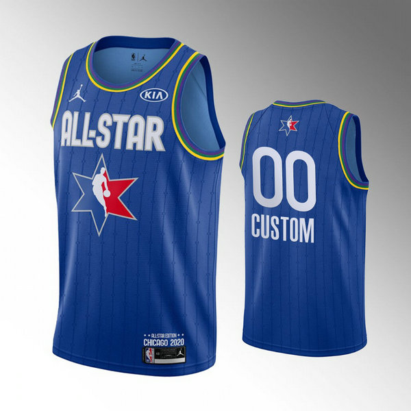 Camiseta Custom 0 All Star 2020 Azul Hombre
